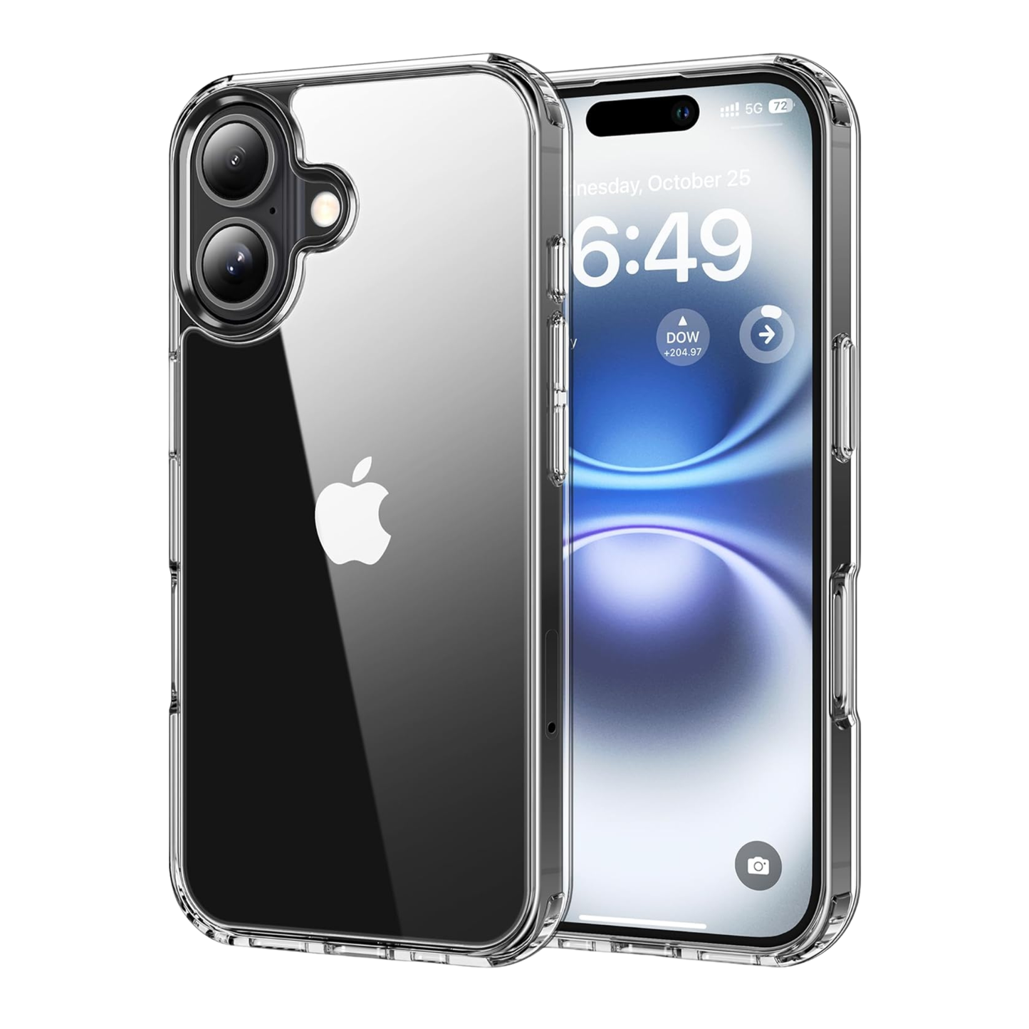 Clear Slim Case for iPhone 16 Plus