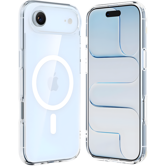 Clear Magnetic Case for iPhone 17 Air – MagSafe Compatible, Anti-Yellowing & Shockproof Slim Protective Cover