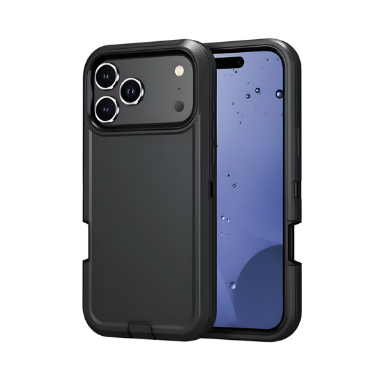 iPhone 17 Pro Max Heavy Duty Case {Shockproof, Shatter Resistant, Protective Rubber with 3-Layer Shell Case Compatible for Apple iPhone 17 Pro Max, 2025 Release}