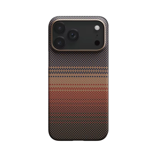 Phone case with a patterned design on a white background