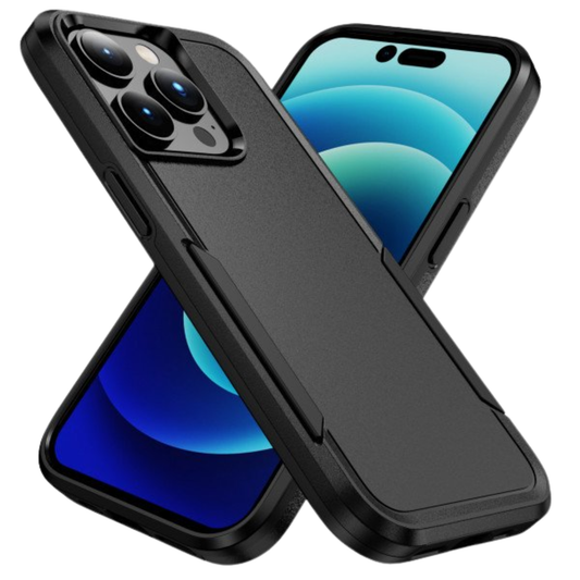 Rugged Matte Protective Case for iPhone 15 Pro – Military-Grade Drop Protection, Shockproof Slim Cover with Camera & Screen Protection