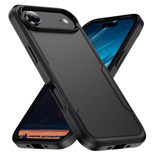 Rugged Matte Protective Case for iPhone 17 Air – Military-Grade Drop Protection, Shockproof Slim Cover with Camera & Screen Protection
