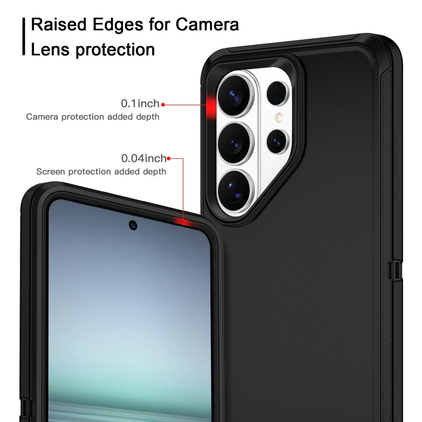 UPTECH 1 Heavy Duty 3-Layer Shockproof Case for Samsung Galaxy S26, S26 Plus, S26 Ultra