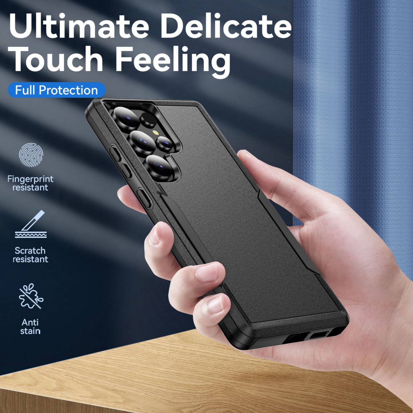 Rugged Matte Protective Case for Samsung Galaxy S26, S26 Plus, S26 Ultra – Military-Grade Shockproof Slim Cover
