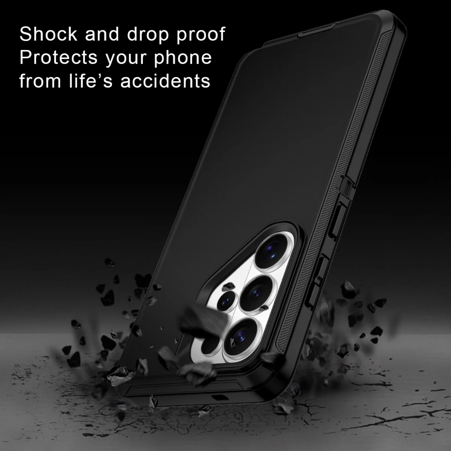 UPTECH 1 Heavy Duty 3-Layer Shockproof Case for Samsung Galaxy S26, S26 Plus, S26 Ultra