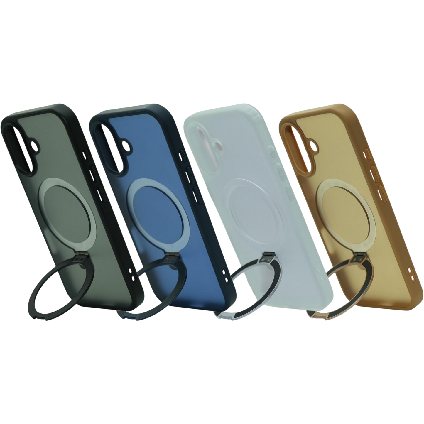 Matte Ring Case for iPhone 16 Plus