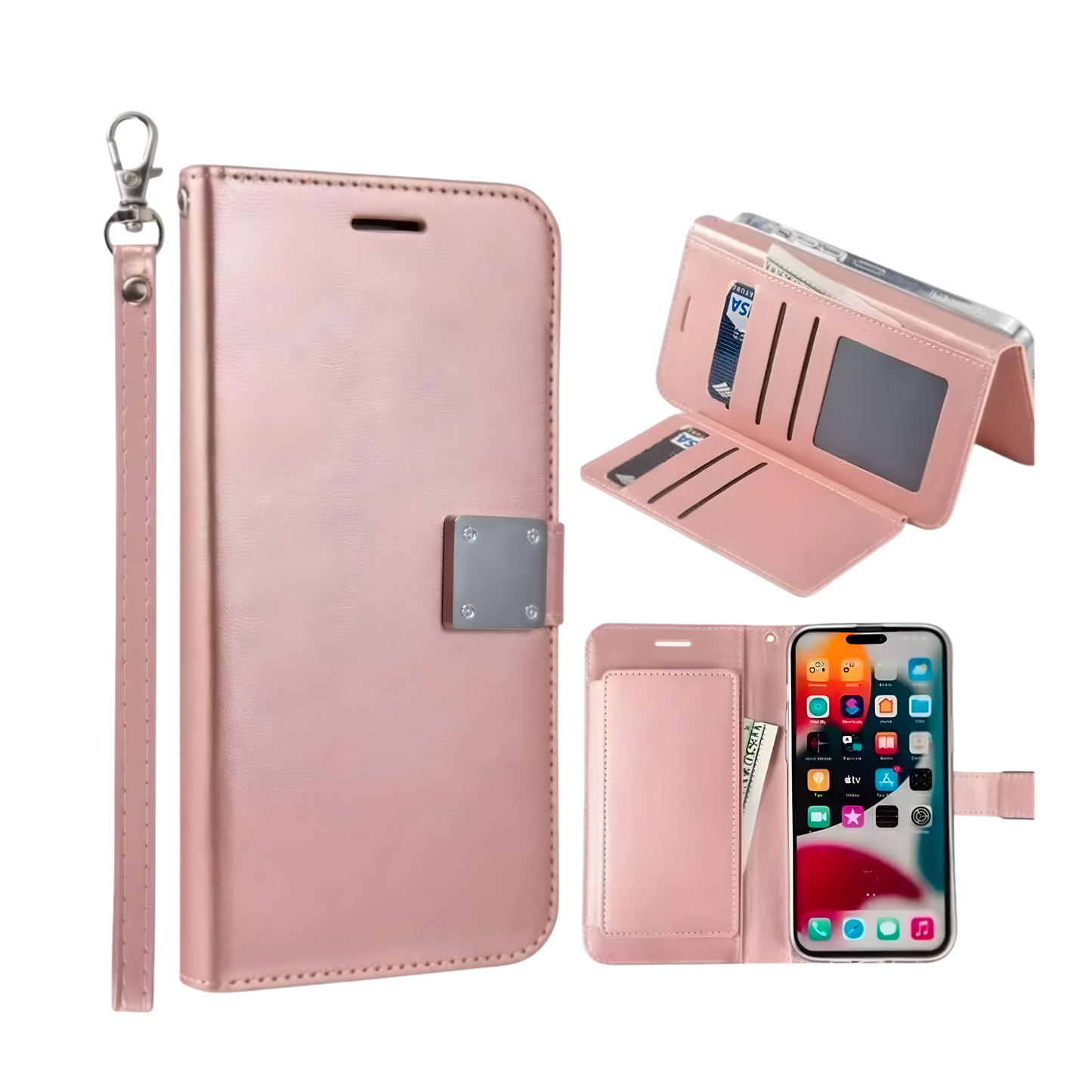 Fold Wallet Case for iPhone 15