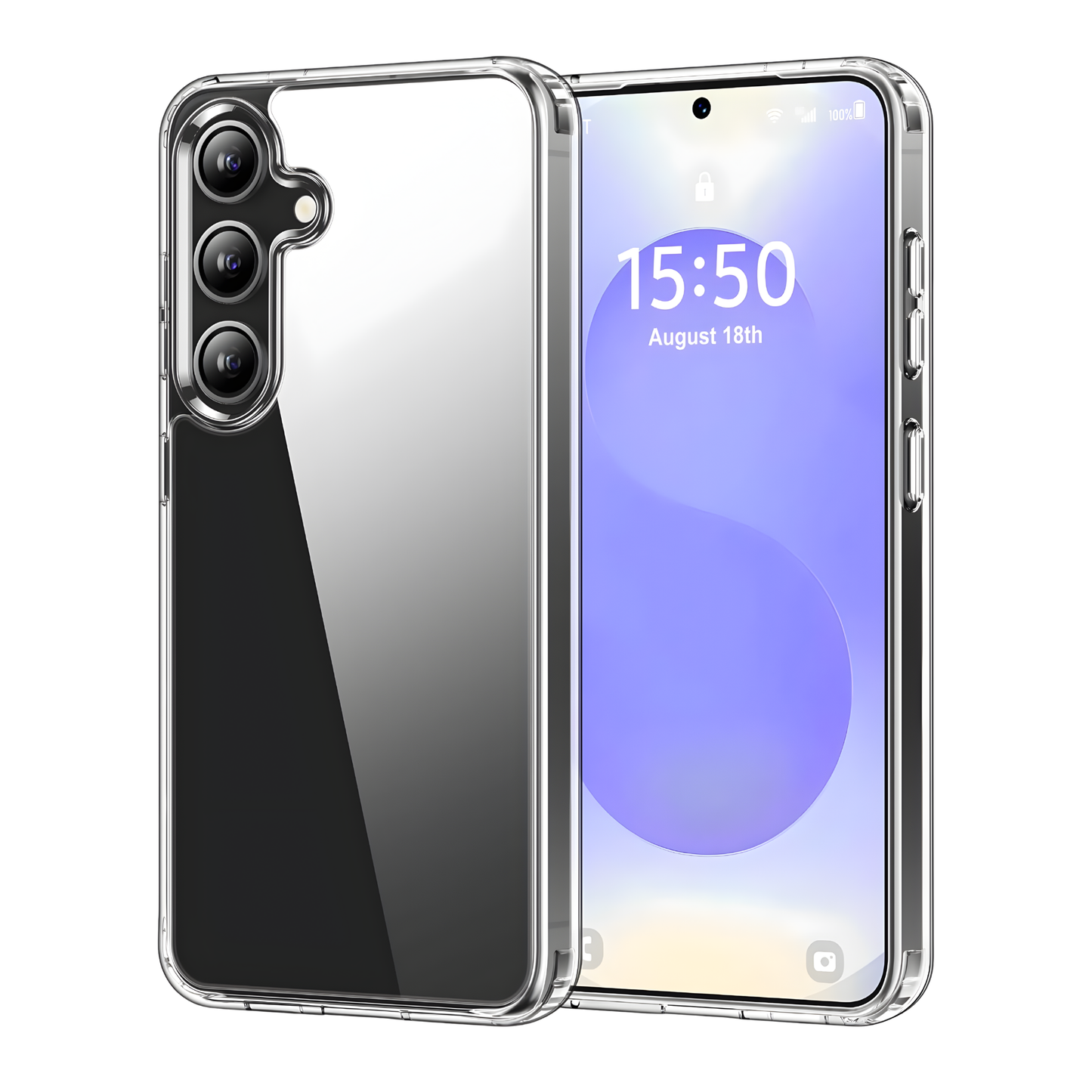 Clear Slim Case for Galaxy S24 Plus / S25 Plus