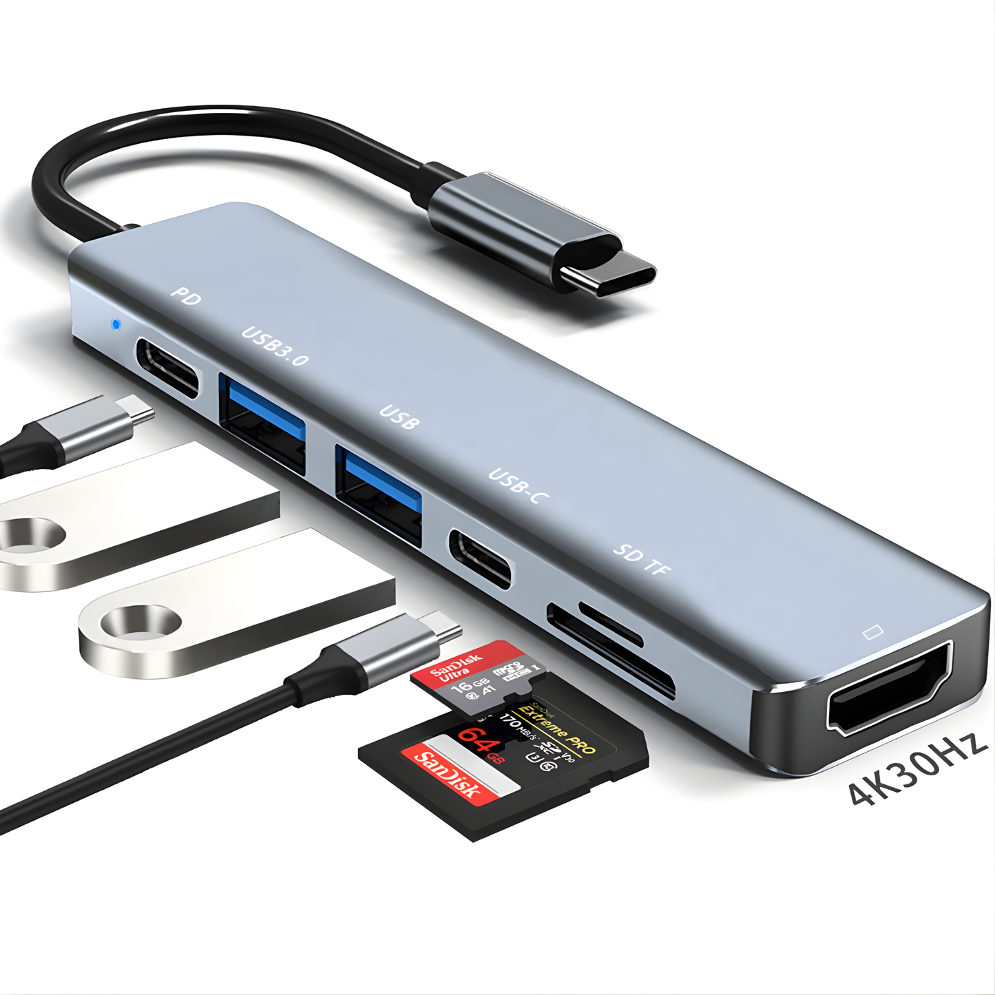 7-in-1 USB-C Multiport Adapter Hub